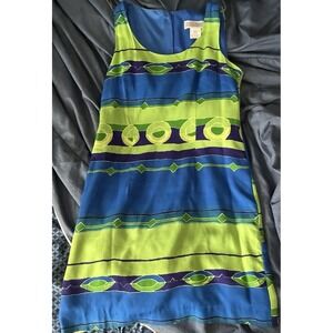 Jessica Howard Vintage Summer Sleeveless Women's  Dress 0133